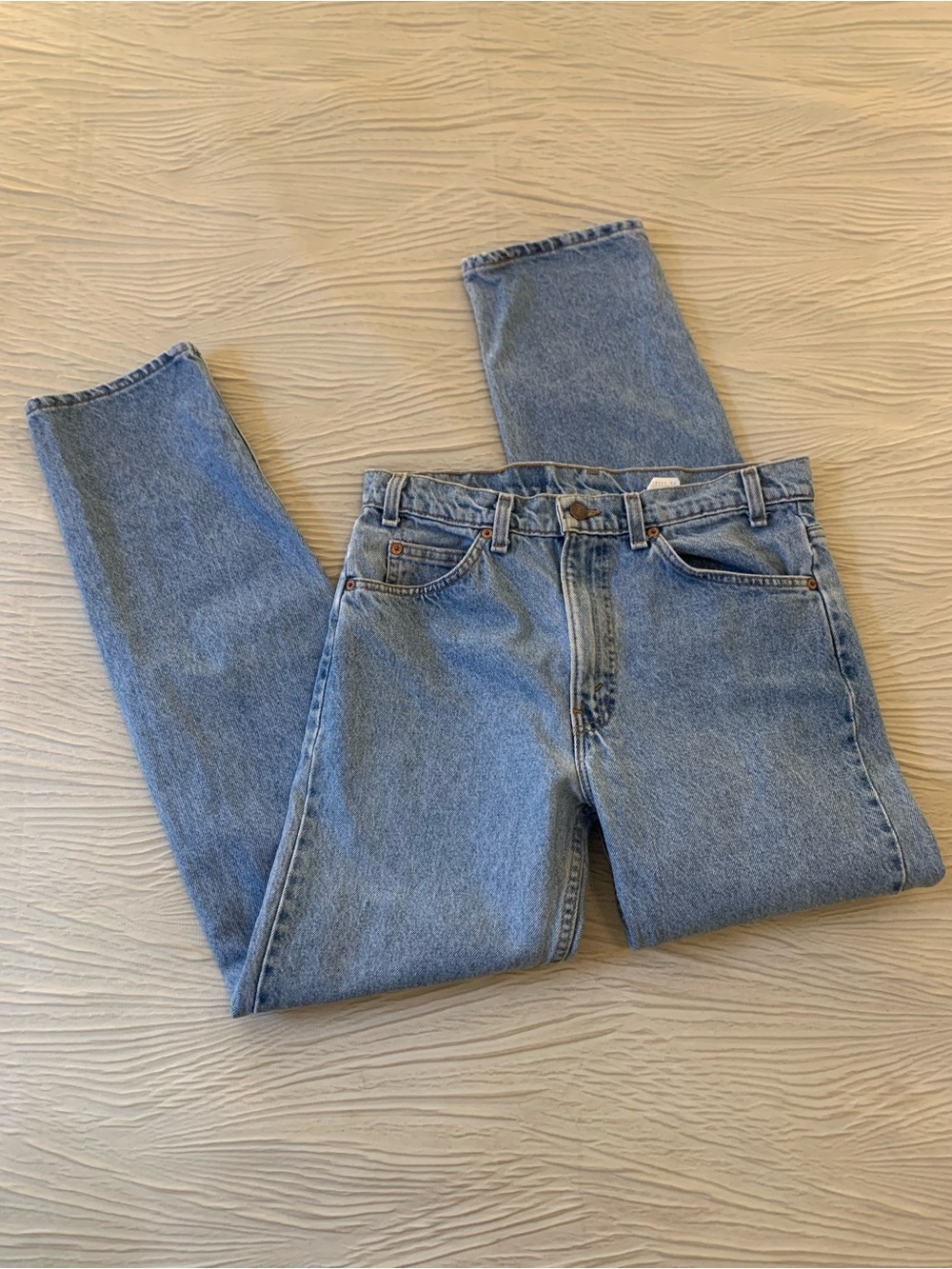 Vintage Levi’s Orange Tab 505 Light Wash jeans, Made in USA, size 32x32(31)